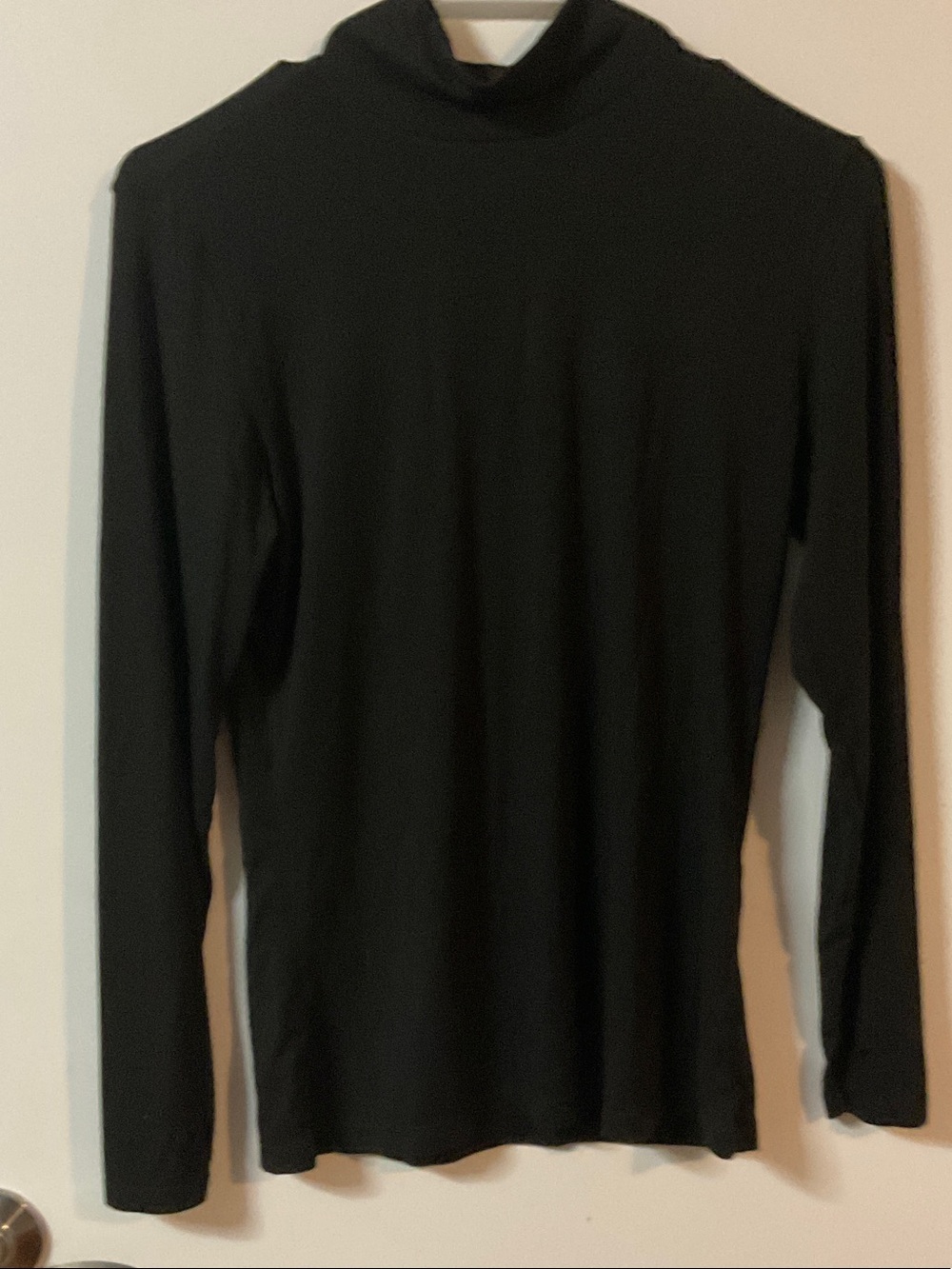 Joe Fresh Black Turtleneck Long Sleeve Top